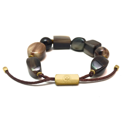 Armband mit Zebu Horn