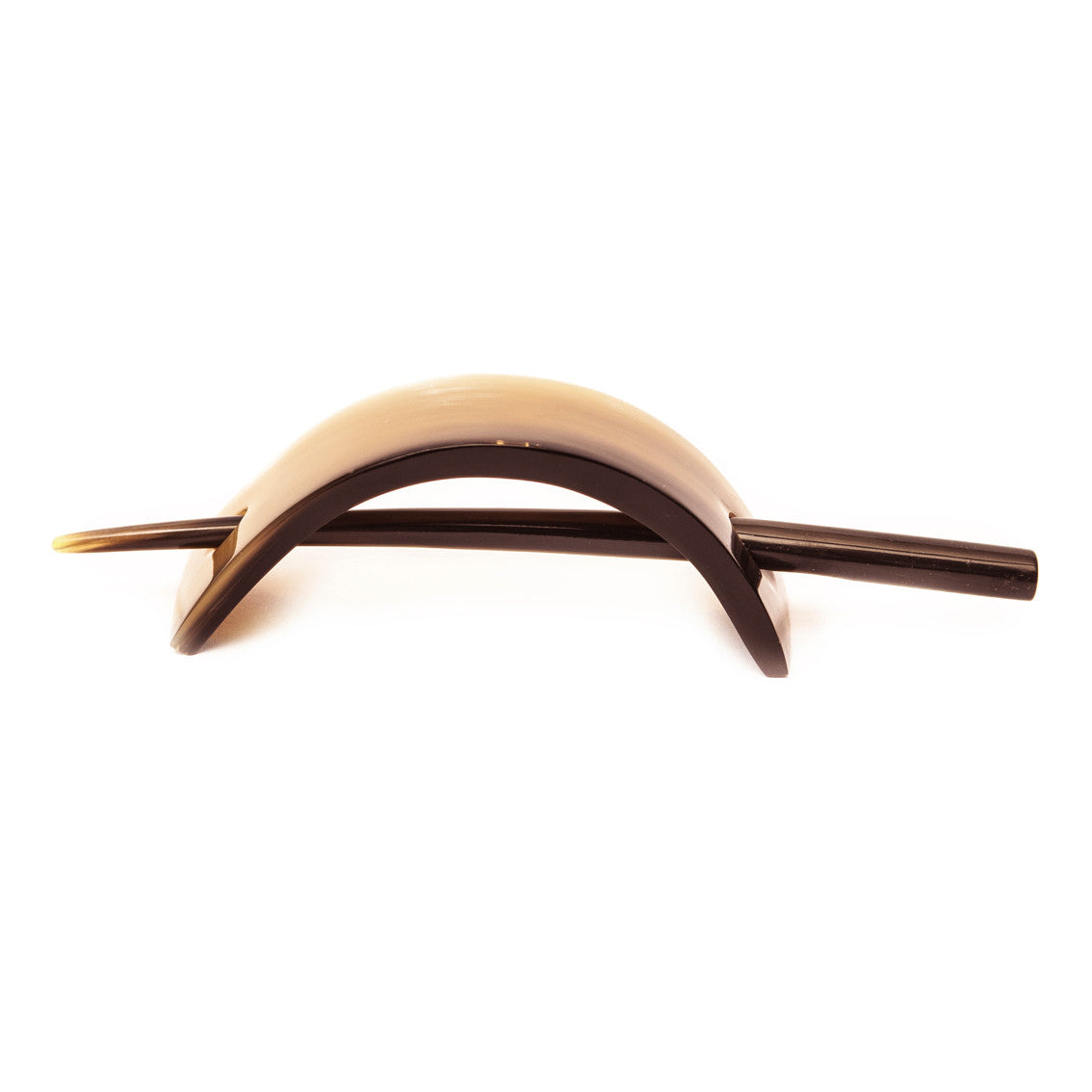 Horn Haarspange mit Nadel